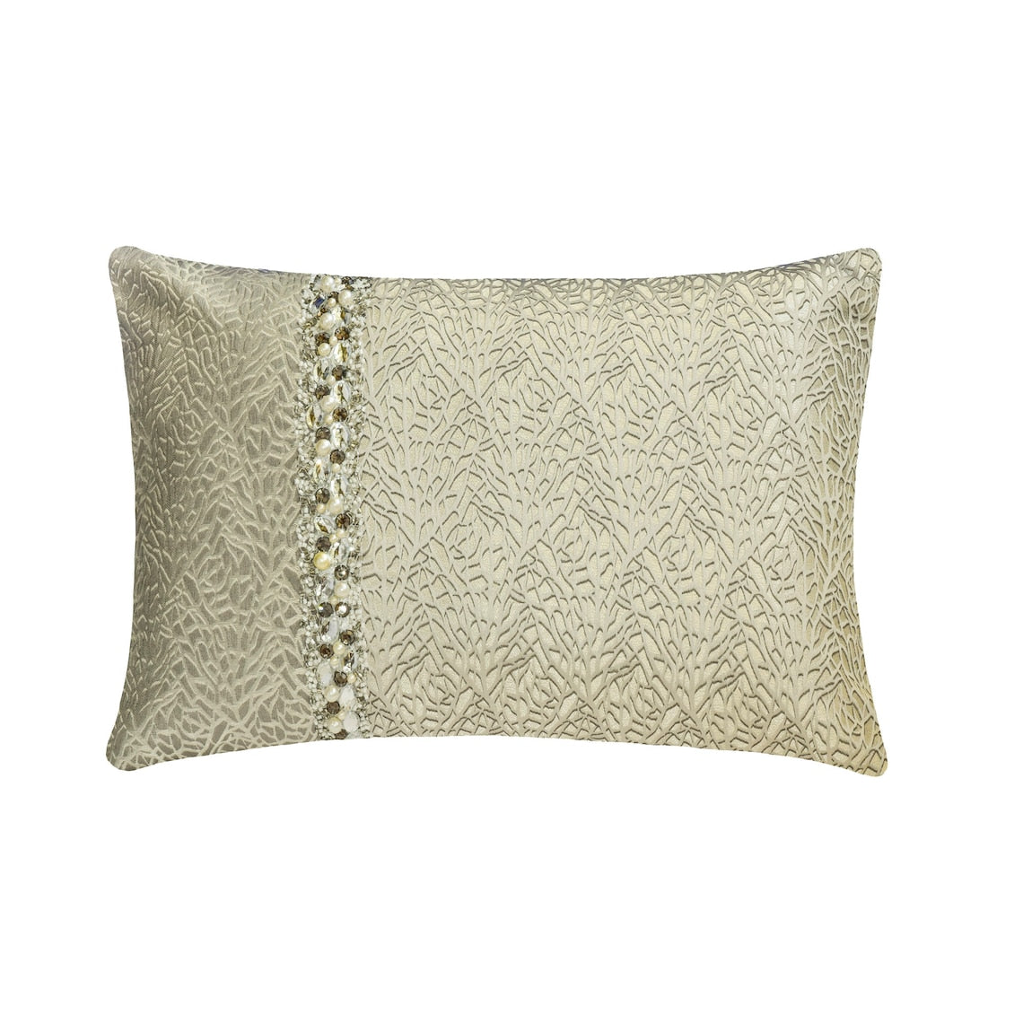Luminous Jewels Lumbar Pillow Cover