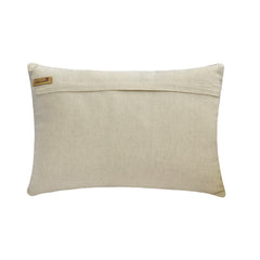 Paisley Finesse - Light Blue Jacquard Lumbar Pillow Cover