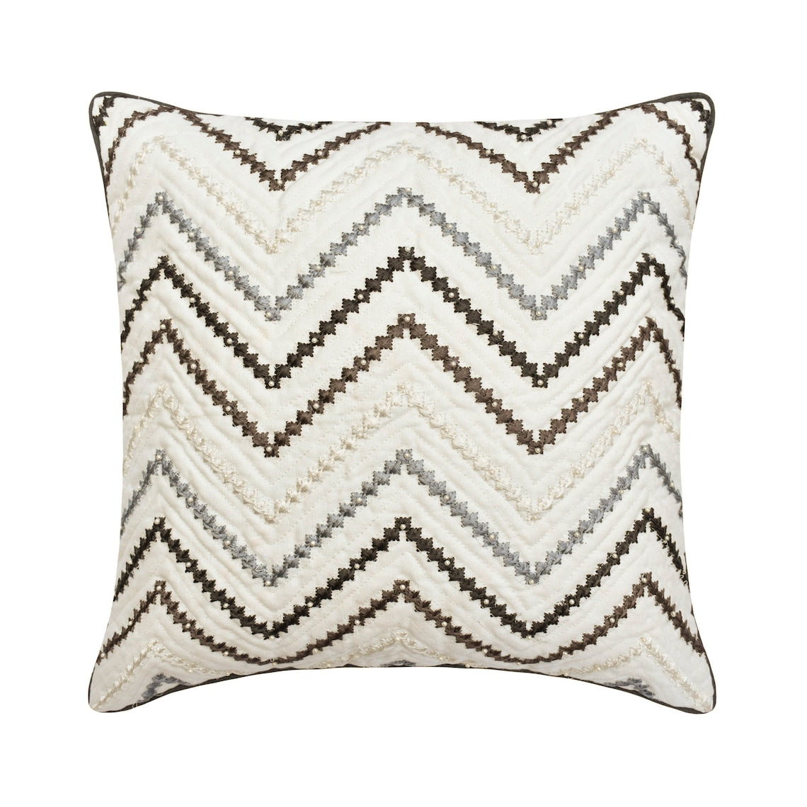 Zig Zag Zest Throw Pillow Cover
