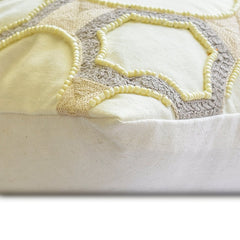 Penina - Ivory Cotton Linen Lumbar Pillow Cover