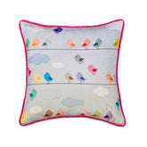 Chirpy Cheeks Throw Pillow Cover