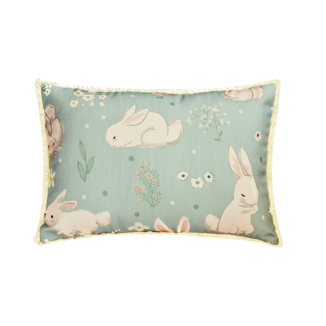 Bunny Hops Lumbar Pillow Cover