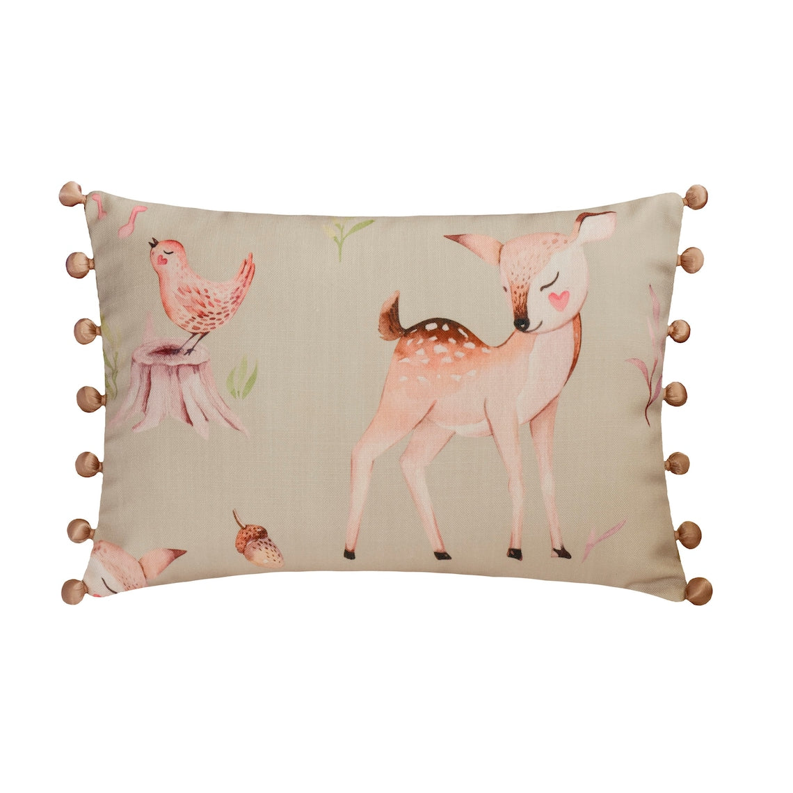 Bambi Dreams Lumbar Pillow Cover