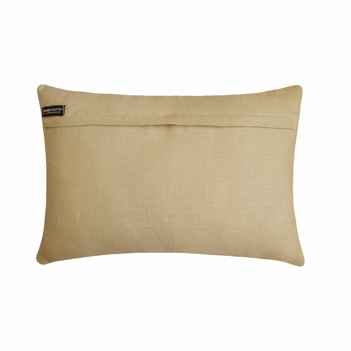 beige Jute Lumbar Pillow Cover, Jute Journeys The HomeCentric