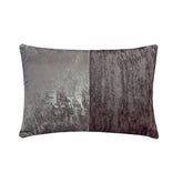 Silver Glint Lumbar Pillow Cover