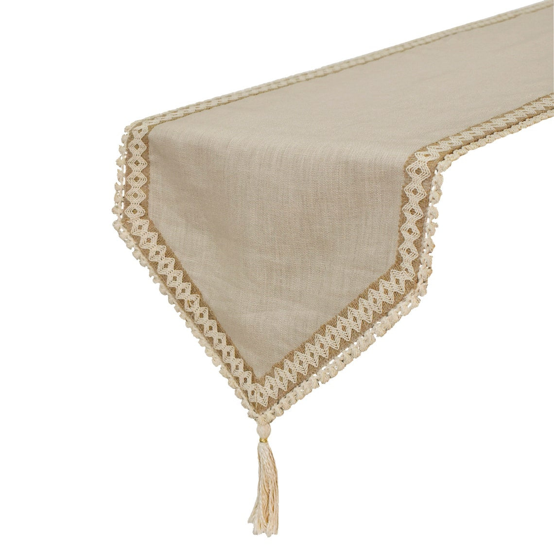 Timeless Linen Loom Decorative Table Runner