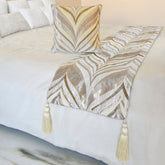 Clarissa Serene Decorative Bed Runner and Pillow Cover