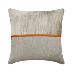 Cozy Cord Taupe Throw Pillow Cover