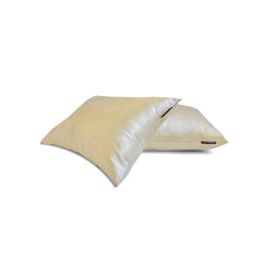 Cream Satin Slub - Cream Satin Lumbar Pillow Cover