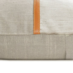 Cozy Cord Taupe - Taupe Corduroy & Linen Throw Pillow Cover