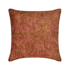 Rust Gilded Glamour Throw Pillow Cover