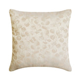 Pastel Petal Beige Throw Pillow Cover