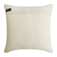 Trellis Tango - Blue Jacquard Throw Pillow Cover