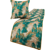 Palms Decorative Bed Runner and Pillow Cover