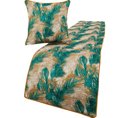 Palms Decorative Bed Runner and Pillow Cover