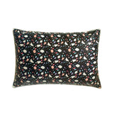 Terrazo Fun Black Lumbar Pillow Cover