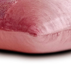 Sparkling Stripe Pink Lumbar Pillow Cover