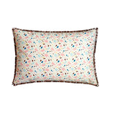 Terrazo Fun White Lumbar Pillow Cover