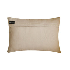 Velutinous Beige - Beige Velvet & Linen Lumbar Pillow Cover