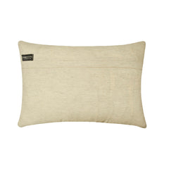 Freya - Blue Cotton Lumbar Pillow Cover