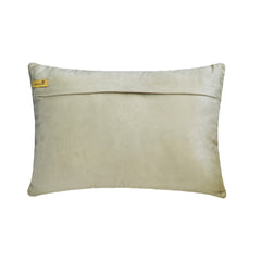 Aabharana - Grey Jacquard Lumbar Pillow Cover