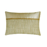 Jute Ivory Satini Lumbar Pillow Cover