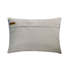 Ginevra - Grey Jacquard Lumbar Pillow Cover