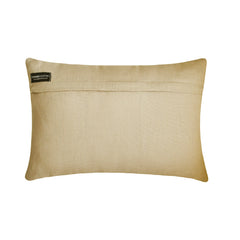 Velutinous Yellow - Yellow Velvet & Linen Lumbar Pillow Cover