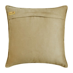 Paisley Brown Smitten - Brown Jacquard Throw Pillow Cover