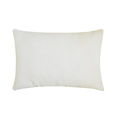 Beige Plaid Play - Beige Cotton Lumbar Pillow Cover