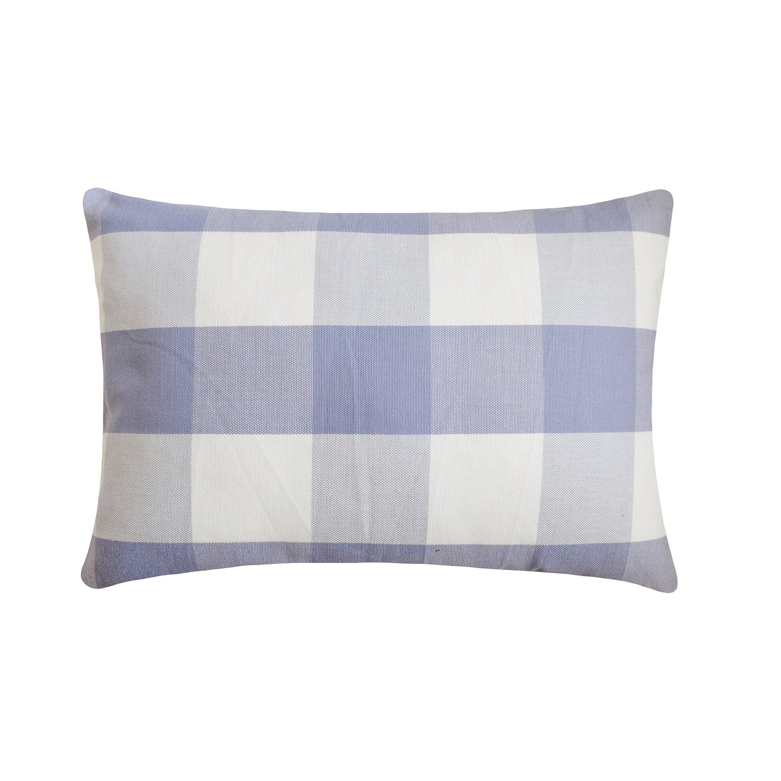 Lilac Plaid Play Lumbar Pillow Cover