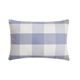 Lilac Plaid Play Lumbar Pillow Cover
