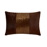 Brown Center Lumbar Pillow Cover