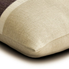 Purple Silkastic - Purple Silk & Linen Decorative Euro Sham