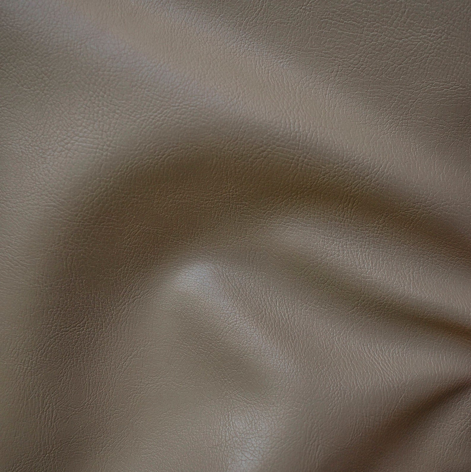 Dark Fawn Faux Leather Fabric