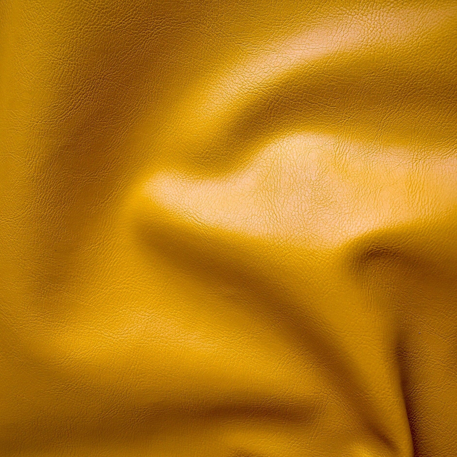 54" Wide Dark Gold Faux Leather By The Yard