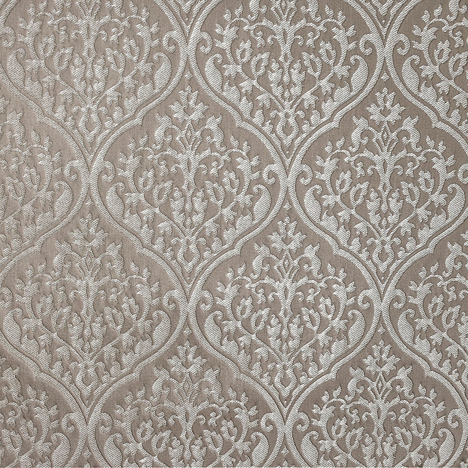 Pearl Beige Floral Woven Fabric By The Yard