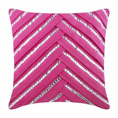 Aqua Crystal Greetings - Turquoise Blue Suede Decorative Euro Sham