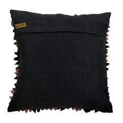 Love Punch - Plum & Pink Felt Decorative Euro Sham