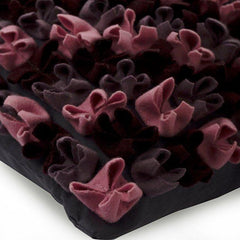 Love Punch - Plum & Pink Felt Decorative Euro Sham