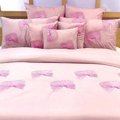Pink Moments - Pink Cotton Duvet Cover Set