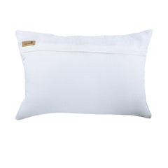 Fish Tales - Silk Blue Decorative Lumbar Pillow Cover