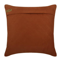 Crystal Rust - Orange Suede Decorative Euro Sham
