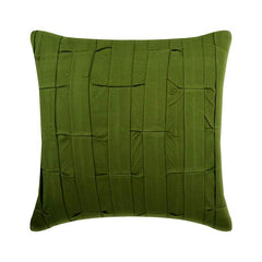 Green Love Tune - Green Suede Decorative Euro Sham