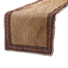 Beige Burlap & Cotton Decorative Table Runners Mozambique