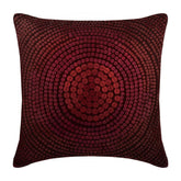 Dots of Cheer Red Sequins Decorative Euro Shams