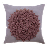 Flowerbed - Lavender Suede Decorative Euro Sham