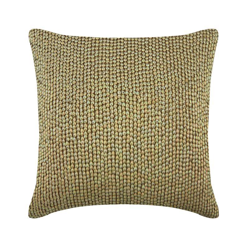 Gold Charmer Sequins Decorative Euro Shams
