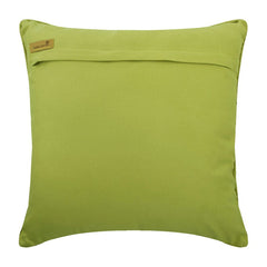 Trellis Weave Green Throw Pillow Cover