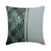 Sky Half Tone Leather Throw Pillow Cover